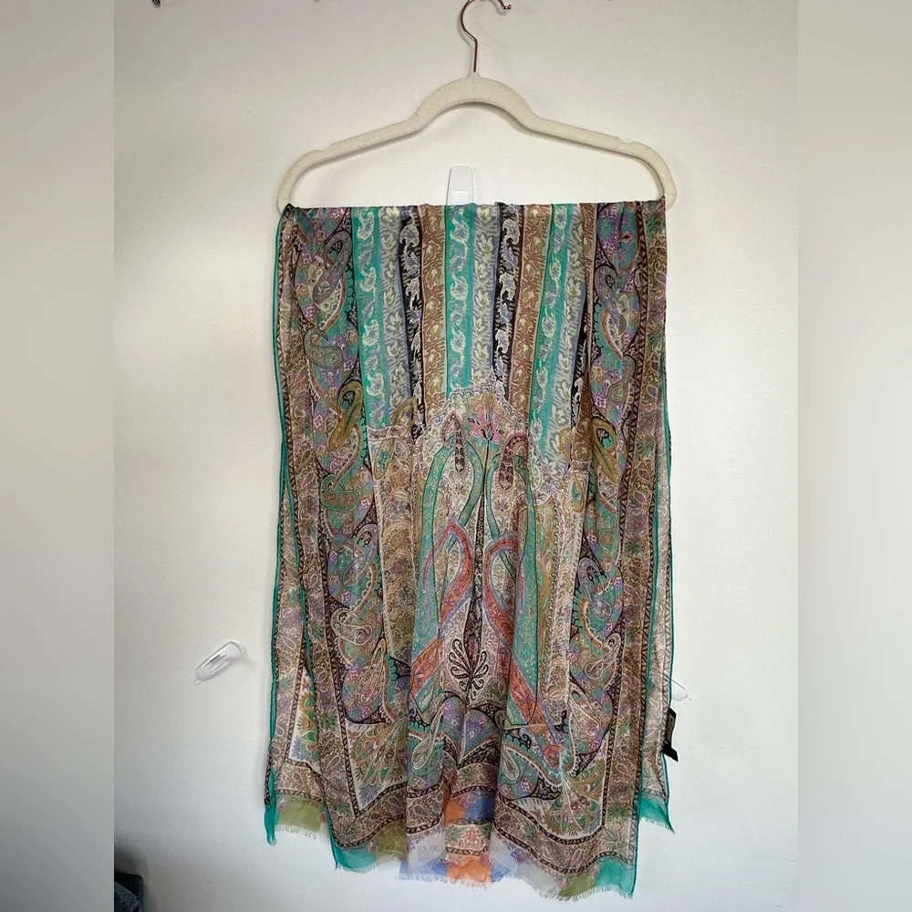 ETRO 100% Silk Scarf